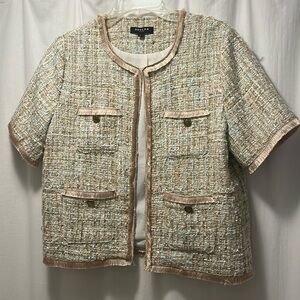 Size L short sleeve open jacket